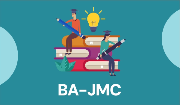 ONLINE & DISTANCE BA JMC   GUJARAT